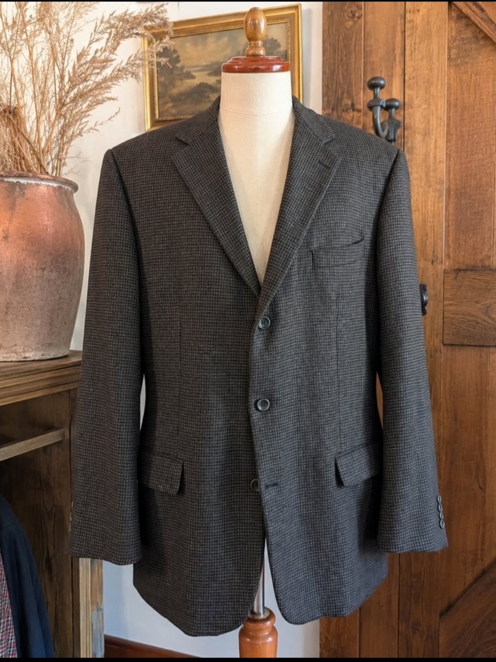 Moores Lineage 100% Virgin Wool Blazer Made in Canada 48L